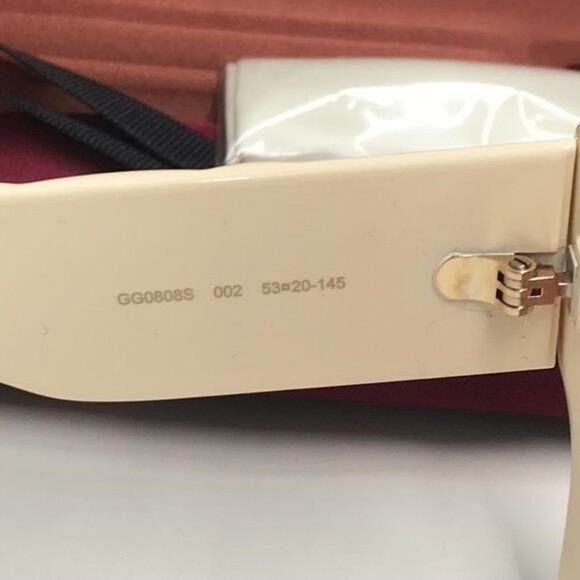 Authentic Gucci GG0806S 002 Cream Brown Sunglasses – New - Picture 4 of 12
